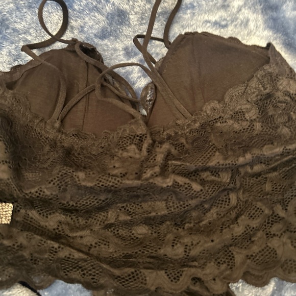 Lingerie Set Black Lace Bralette Bra Matching Panties Waist Fit sexy pick size - Picture 7 of 10